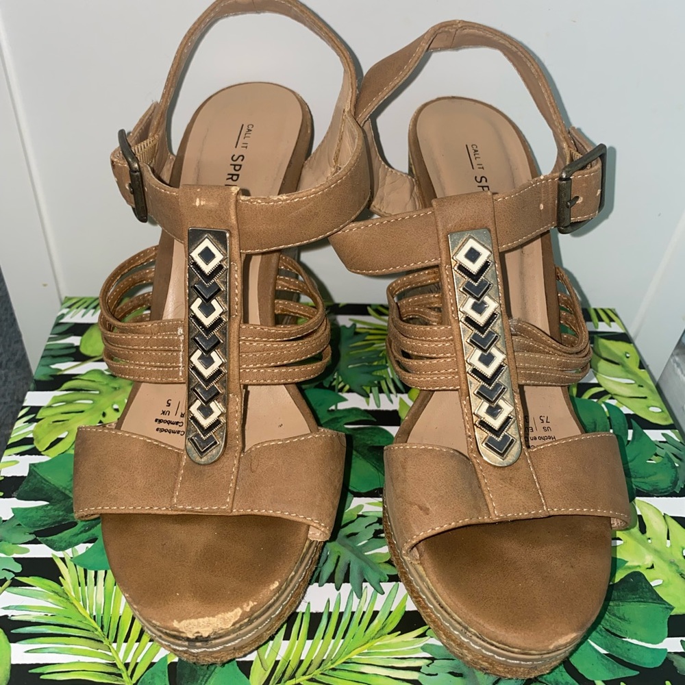 Strappy Wedges